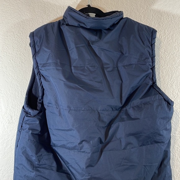 Vigo Navy Blue Front Zip Vest 100% Nylon Zip Pockets Size 2XL - Picture 6 of 8